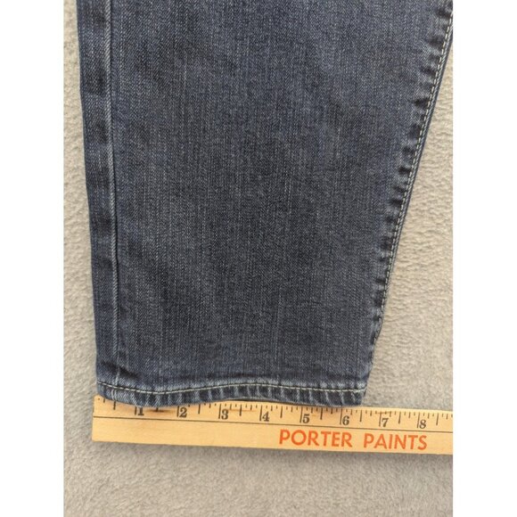 True Religion Danny Jeans Mens 38 Blue Tapered Leg Stretch Denim Casual - Picture 6 of 14